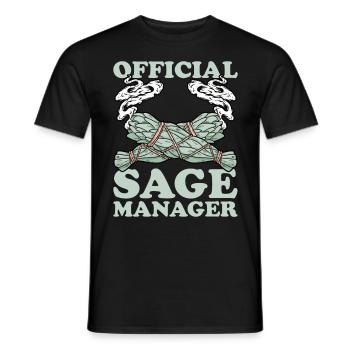 Smudging Smudge Encens de guérison spirituelle - T-shirt homme - noir - Devant - AI Model Male 178 light (178cm)