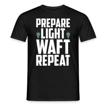 Smudging Smudge Encens de guérison spirituelle - T-shirt homme - noir - Devant - AI Model Male 178 light (178cm)