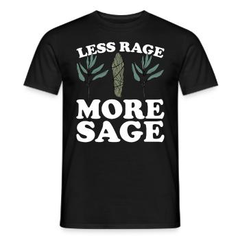 Smudging Smudge Encens de guérison spirituelle - T-shirt homme - noir - Devant - AI Model Male 178 light (178cm)