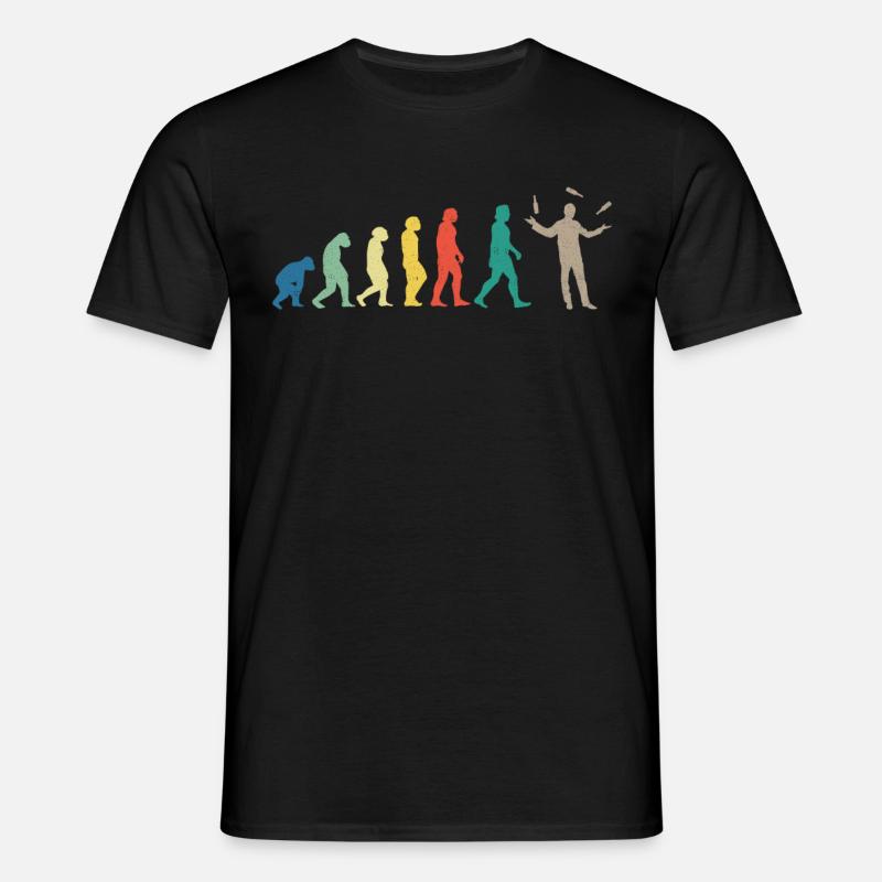 Bartender Mixologist Evolution - Männer T-Shirt - Schwarz