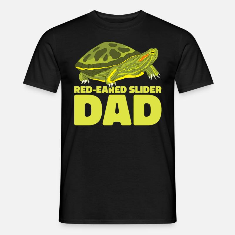 Red-eared Turtle Turtle - Men’s T-shirt - black