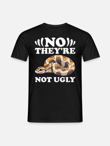 Banana Ball Python Herpetologist Coral Ball - Männer T-Shirt - Schwarz