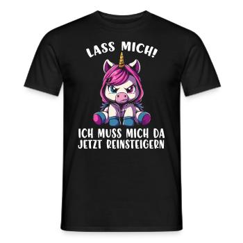 Laissez-moi entrer dans le vif du sujet maintenant - T-shirt homme - noir - Devant - AI Model Male 178 light (178cm)