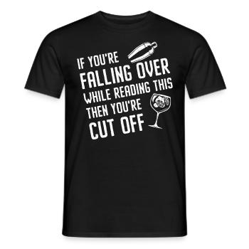 Bartender Mixologist If You're - Men's T-Shirt - black - Front - AI Model Male 178 light (178cm)