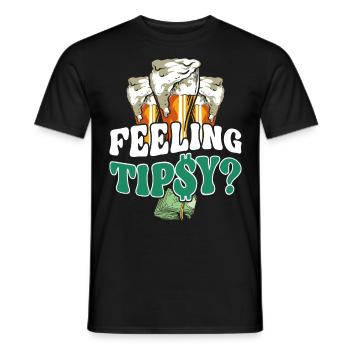 Bartender Mixologist Feeling - Men's T-Shirt - black - Front - AI Model Male 178 light (178cm)