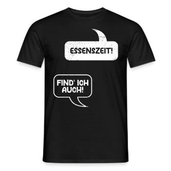 Bald Mama ESSENSZEIT FIND AUCH AUCH! Baby - Männer T-Shirt - Schwarz - Vorne - AI Model Male 178 light (178cm)