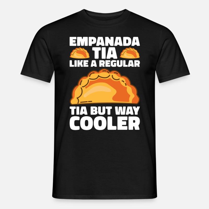 Empanada Spanische Teigtasche Mexikanisch - Männer T-Shirt - Schwarz