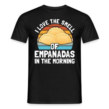 Empanada Spanish Dumpling Mexican - Men's T-Shirt - black - Front - AI Model Male 178 light (178cm)