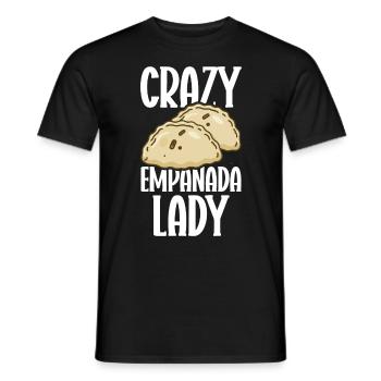 Empanada Spanish Dumpling Mexican - Men's T-Shirt - black - Front - AI Model Male 178 light (178cm)