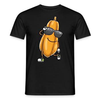 Papaya Tanzen - Männer T-Shirt - Schwarz - Vorne - AI Model Male 178 light (178cm)