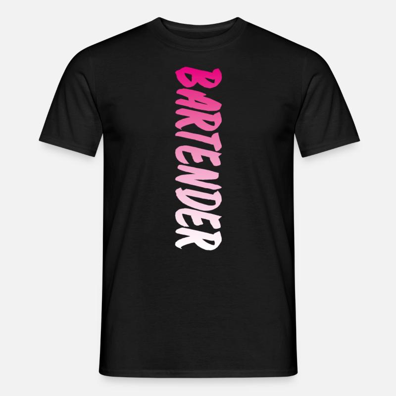 Bartender Mixologist Bartender - Männer T-Shirt - Schwarz