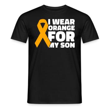 COPD Awareness Lung Disease COPD Krieger - Men's T-Shirt - black - Front - AI Model Male 178 light (178cm)