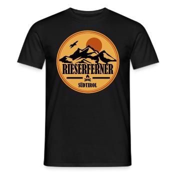 Rieserferner - Männer T-Shirt - Schwarz - Vorne - AI Model Male 178 light (178cm)