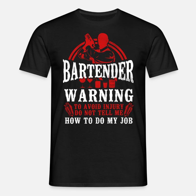 Bartender Mixologist Bartender - Men's T-Shirt - black
