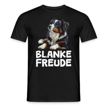 Australian Shepherd SHEER JOY AUSSIE - Men's T-Shirt - black - Front - AI Model Male 178 light (178cm)
