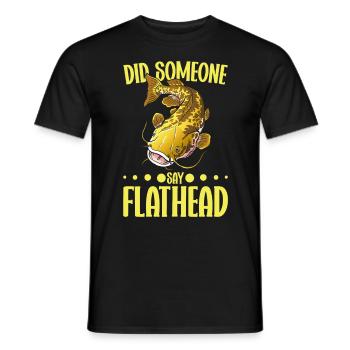 Poisson-chat pêcheur Poisson-chat Pêche au poisson-chat Pêche au poisson-chat - T-shirt homme - noir - Devant - AI Model Male 178 light (178cm)