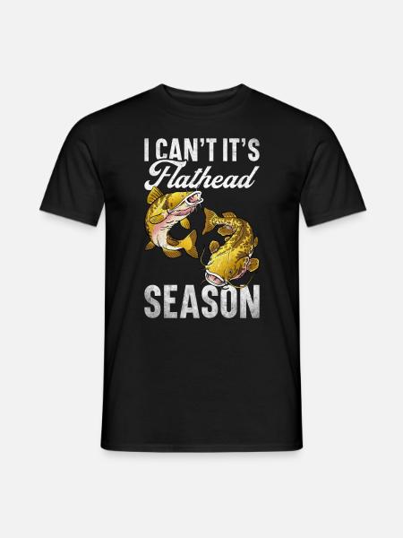 Wels Angler Catfish Catfishing Welsangeln - Männer T-Shirt - Schwarz