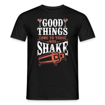 Barman Mixologue Bonnes choses - T-shirt homme - noir - Devant - AI Model Male 178 light (178cm)