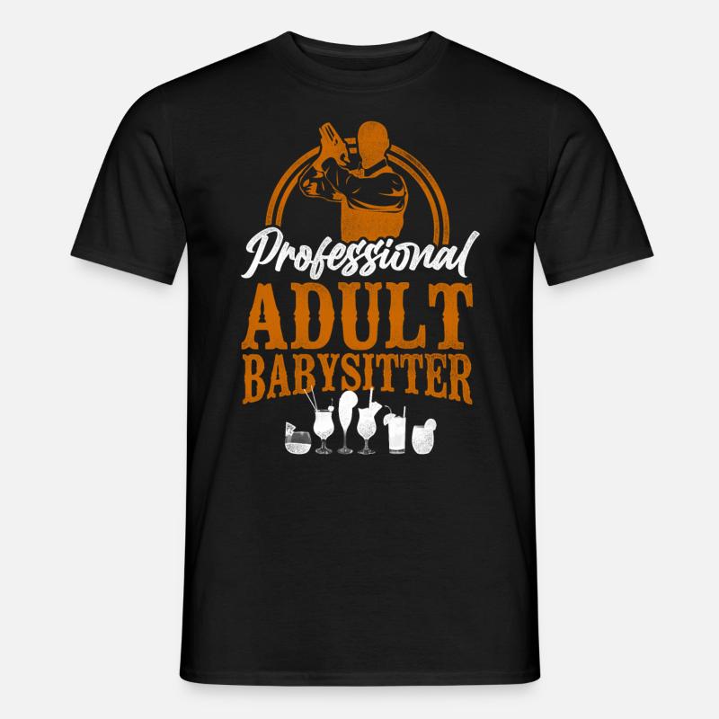 Bartender Mixologist Professional - Männer T-Shirt - Schwarz