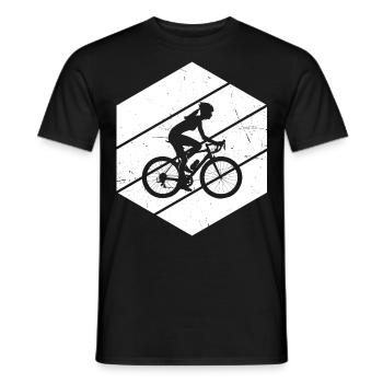 Cyclisme Cyclistes Hommes Cyclisme Cyclisme - T-shirt homme - noir - Devant - AI Model Male 178 light (178cm)