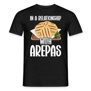 Arepa Kolumbianisches Essen - Männer T-Shirt - Schwarz - Vorne - AI Model Male 178 light (178cm)