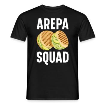 Arepa Kolumbianisches Essen - Männer T-Shirt - Schwarz - Vorne - AI Model Male 178 light (178cm)