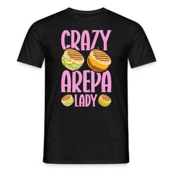 Arepa Kolumbianisches Essen - Männer T-Shirt - Schwarz - Vorne - AI Model Male 178 light (178cm)