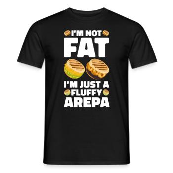 Arepa Kolumbianisches Essen - Männer T-Shirt - Schwarz - Vorne - AI Model Male 178 light (178cm)