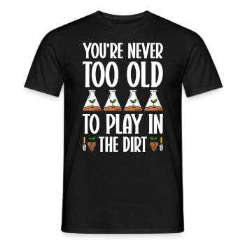 Soil Scientist Agricultural Scientist - Men's T-Shirt - black - Front - AI Model Male 178 light (178cm)