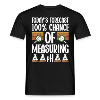 Soil Scientist Agricultural Scientist - Men's T-Shirt - black - Front - AI Model Male 178 light (178cm)