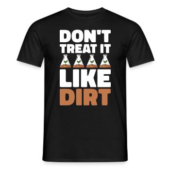 Soil Scientist Agricultural Scientist - Men's T-Shirt - black - Front - AI Model Male 178 light (178cm)