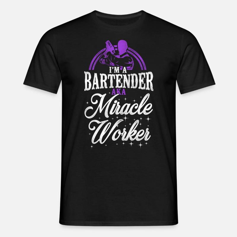 Bartender Mixologist Bartender - Men's T-Shirt - black