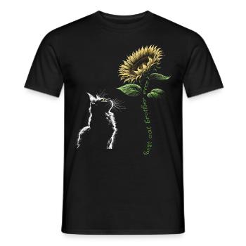 Best Cat Brother Ever - Männer T-Shirt - Schwarz - Vorne - AI Model Male 178 light (178cm)