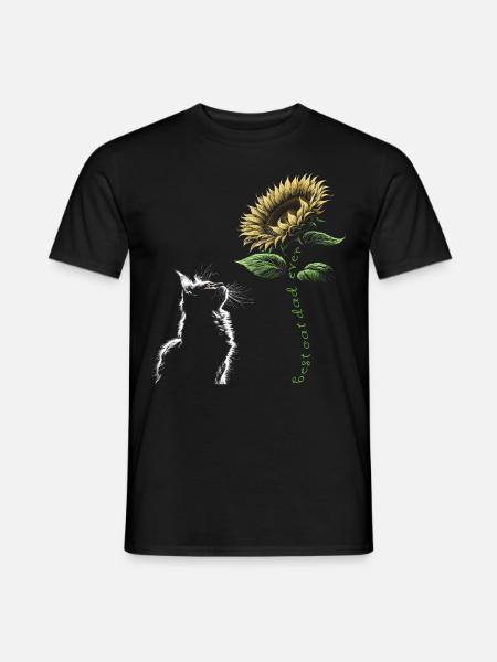 Best Cat Dad Ever - Men's T-Shirt - black