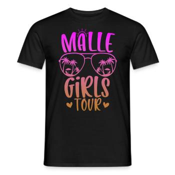 Visite des filles de Malle - T-shirt homme - noir - Devant - AI Model Male 178 light (178cm)