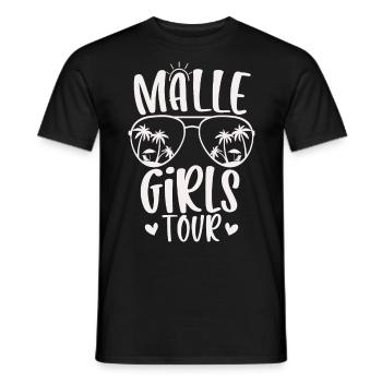 Visite des filles de Malle - T-shirt homme - noir - Devant - AI Model Male 178 light (178cm)