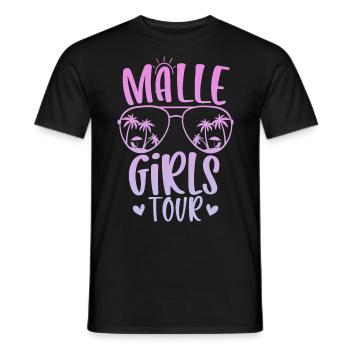 Visite des filles de Malle - T-shirt homme - noir - Devant - AI Model Male 178 light (178cm)