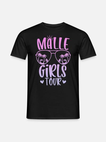 Visite des filles de Malle - T-shirt homme - noir