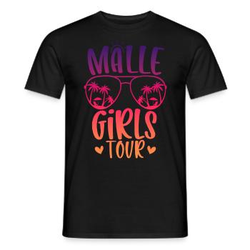 Visite des filles de Malle - T-shirt homme - noir - Devant - AI Model Male 178 light (178cm)