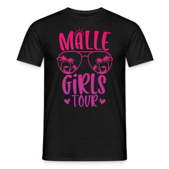 Visite des filles de Malle - T-shirt homme - noir - Devant - AI Model Male 178 light (178cm)