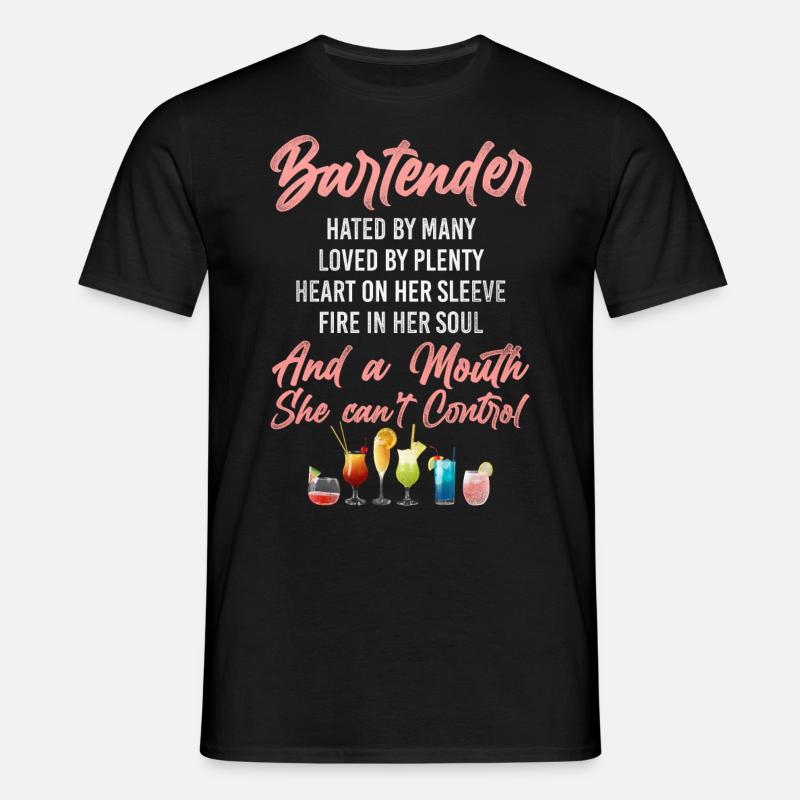 Bartender Mixologist Bartender - Men's T-Shirt - black