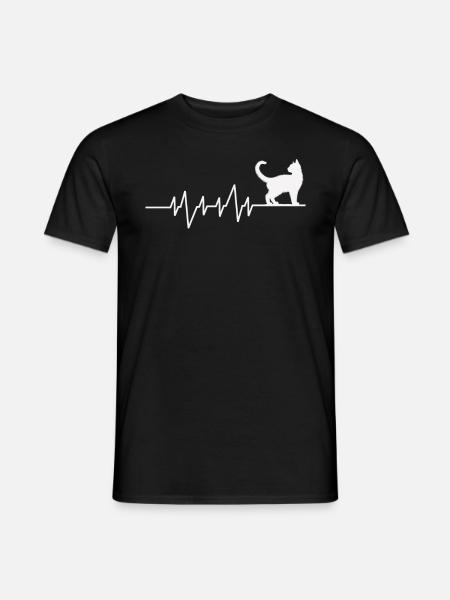 J’adore les chats - T-shirt homme - noir
