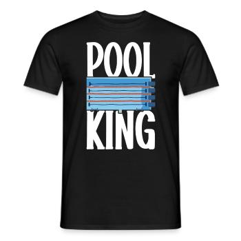 Swimming Water Sports Pool Swimming Swimmers - Men's T-Shirt - black - Front - AI Model Male 178 light (178cm)