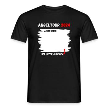 Angel Tour 2024 lustige Geschenkidee Tshirt - Männer T-Shirt - Schwarz - Vorne - AI Model Male 178 light (178cm)