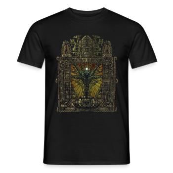 Ancient God - Men's T-Shirt - black - Front - AI Model Male 178 light (178cm)