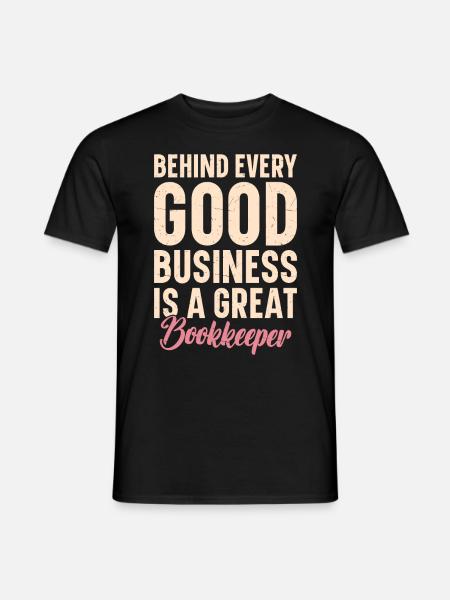 Buchhaltung Finanzbuchhalter Buchhalter Beruf - Männer T-Shirt - Schwarz