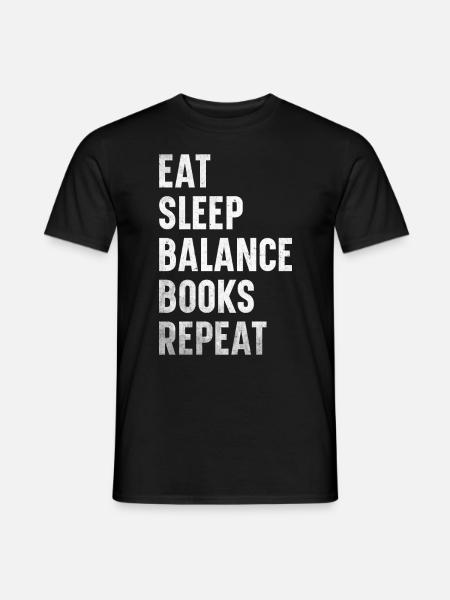 Buchhaltung Finanzbuchhalter Buchhalter Beruf - Männer T-Shirt - Schwarz