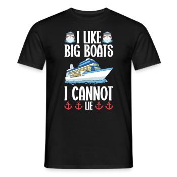 Croisière Crusader Bateau de croisière Cadeau - T-shirt homme - noir - Devant - AI Model Male 178 light (178cm)