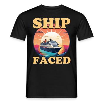 Croisière Crusader Bateau de croisière Cadeau - T-shirt homme - noir - Devant - AI Model Male 178 light (178cm)