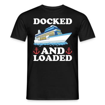 Croisière Crusader Bateau de croisière Cadeau - T-shirt homme - noir - Devant - AI Model Male 178 light (178cm)